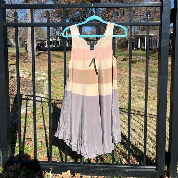 Marc by Marc Jacobs Simone Silk Striped Swing Dress NWT - Picture 6 of 11